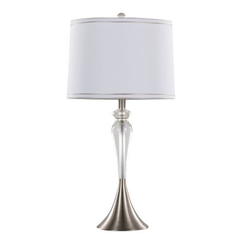 Ashland Glass 28" Crystal Table Lamp - Set Of 2